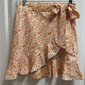 Floral Skirt Size Medium Simplee
